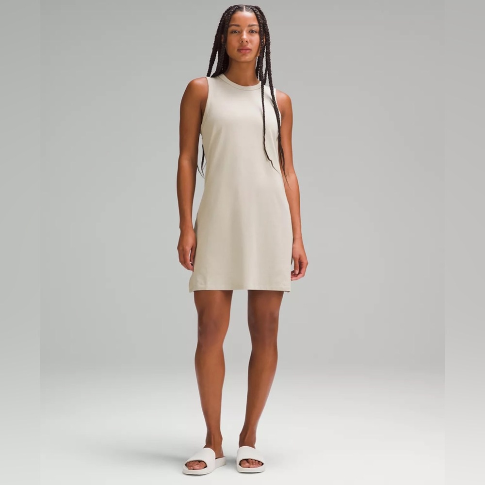 Classic-Fit Cotton-Blend Dress